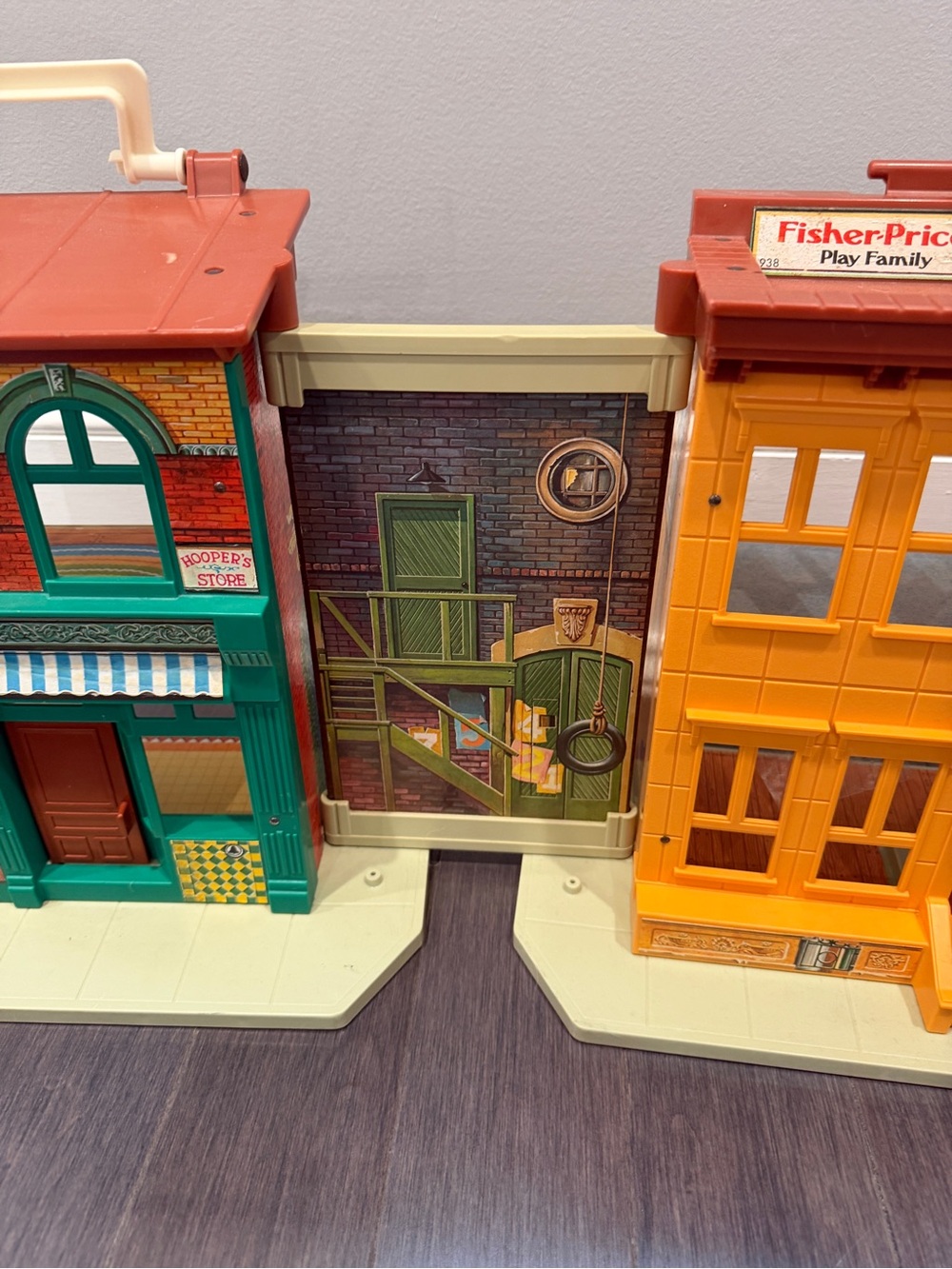 VINTAGE 1974 Fisher-Price Little People Sesame Street Hooper’s Store Pretend Pla - Picture 5 of 14